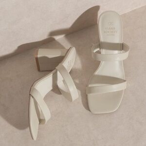 Oasis Society Cream Sandals